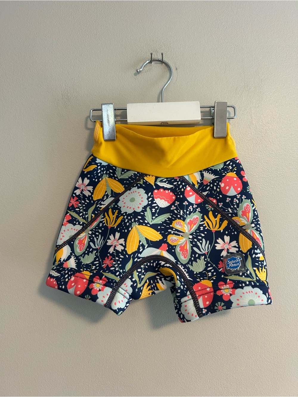 Splash about 3/4t multicoloured butterfly floral swim diaper